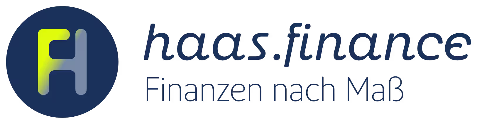 Logo von haas.finance - Finanzen nach Maß.